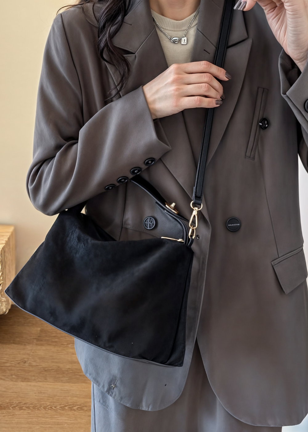 Luna Suede Bag
